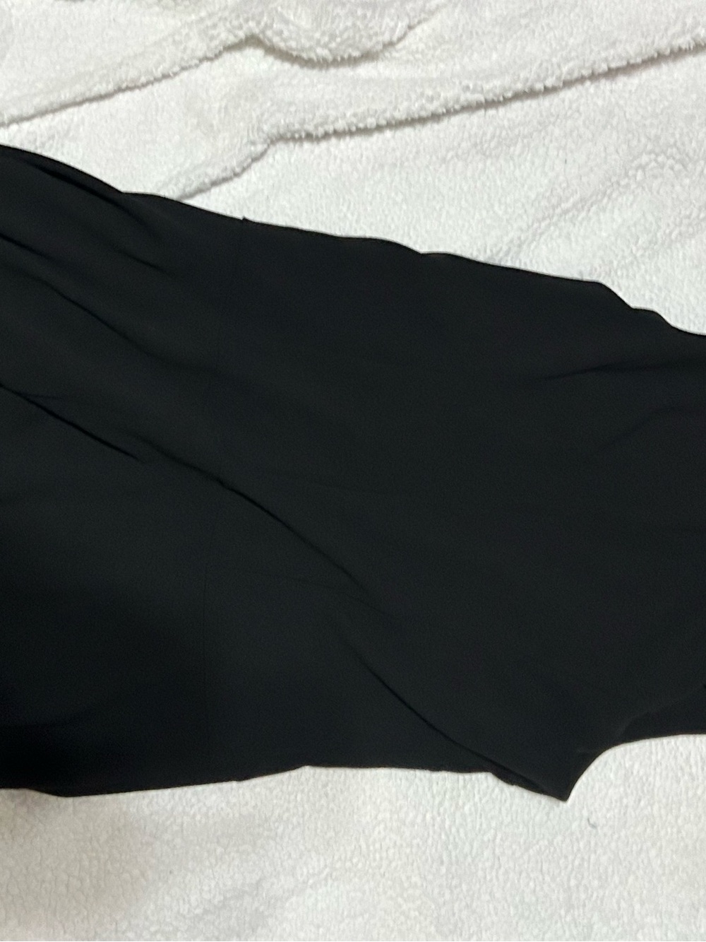 Tommy Hilfiger Black Asymmetrical Draped Dress